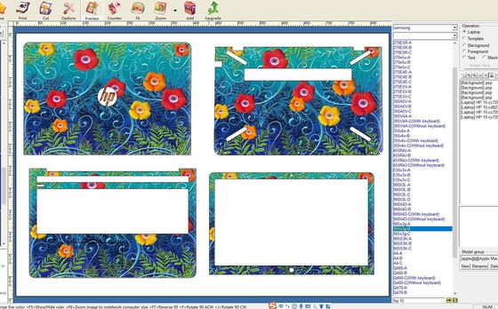 Μηχανή κατασκευής δέρματος για φορητό υπολογιστή σχεδιασμένη για προσωπική και επαγγελματική διακόσμηση με ολοκληρωμένο πακέτο υλικών και υποστήριξη λογισμικού