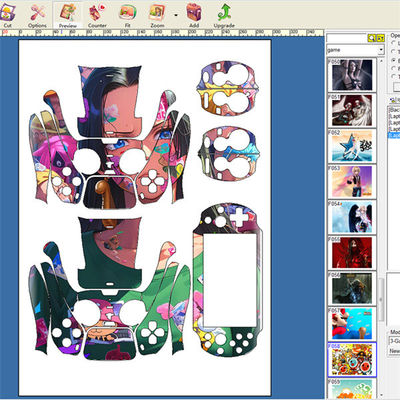 Μηχανή κατασκευής δέρματος φορητού υπολογιστή με πρότυπα φορητού υπολογιστή και χωρίς όριο κοπής που υποστηρίζει δημιουργικά σχέδια δέρματος φορητού υπολογιστή