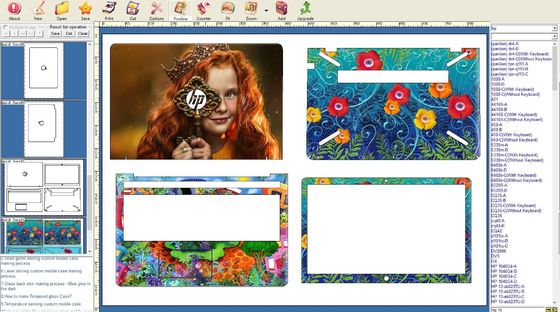 Μηχανή κατασκευής δέρματος φορητού υπολογιστή Ιδανική για διαφημίσεις στα μέσα ενημέρωσης και προσωπικά έργα διαμόρφωσης