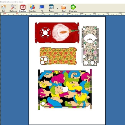 Προσαρμοσμένη εκτύπωση Laptop Skin Machine Making for PET