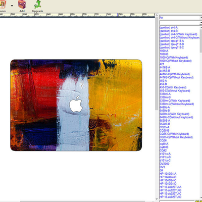 Λογισμικό ODM για Laptop Skin Making Machine Daqin Full Body Screen Guard
