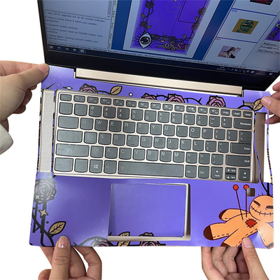 Προσαρμοσμένο lap-top cOem δερμάτων σχέδιο αυτοκόλλητων ετικεττών δερμάτων lap-top κοπτών ανανεωμένο μηχανή