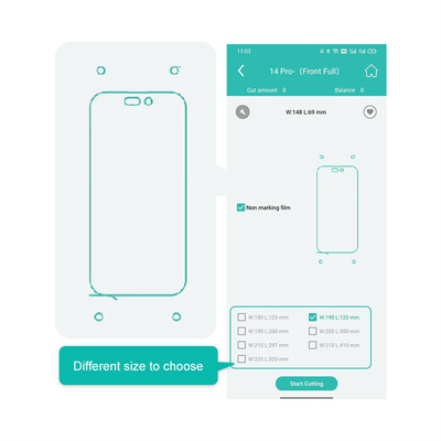 Idskin Screen Protector Cutter Stable Easy for Mobile Phone Προστατευτική μεμβράνη