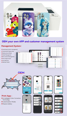 DAQIN Υαλοθεραπεία Μεταφοράς Πιεστήριος Τύπος Θέρμανσης Μηχανή Sublimation Για Προσαρμοσμένο Κινητό Φώτο Κεφάλαιο