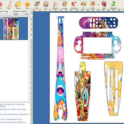 Daqin Laptop Skin Design Λογισμικό Μηχανή Κόψιμο Προσωποποιημένων Σκούρων Λάπτοπ